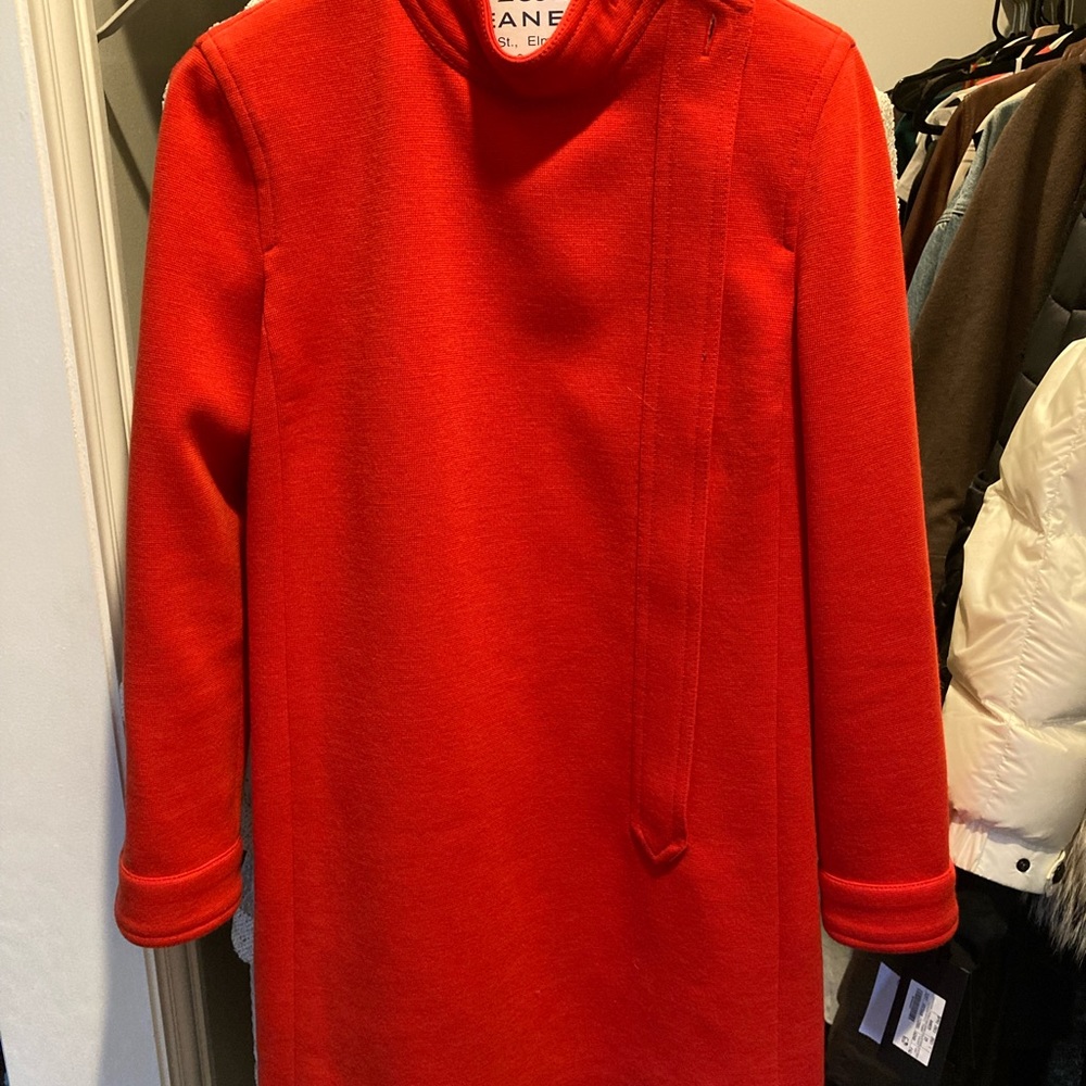 Red Dior dress